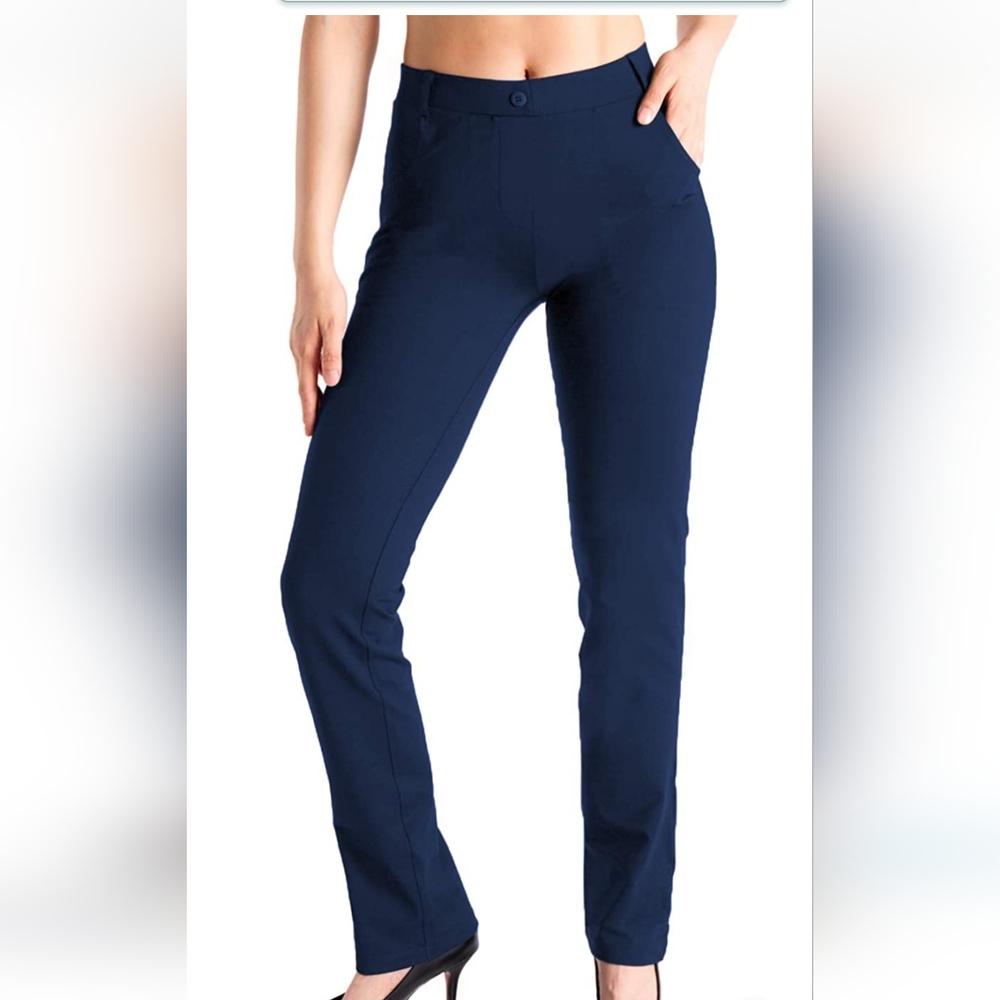 Yogipace Women's Straight Leg Yoga Dress Pants with Pockets